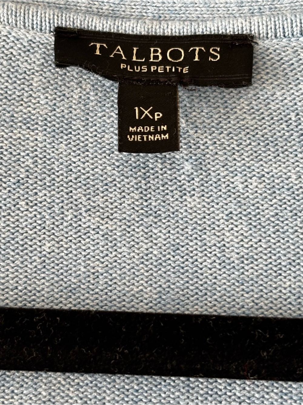 Talbots Girlfriend Cardigan Light Blue Size 1XP - Picture 3 of 4